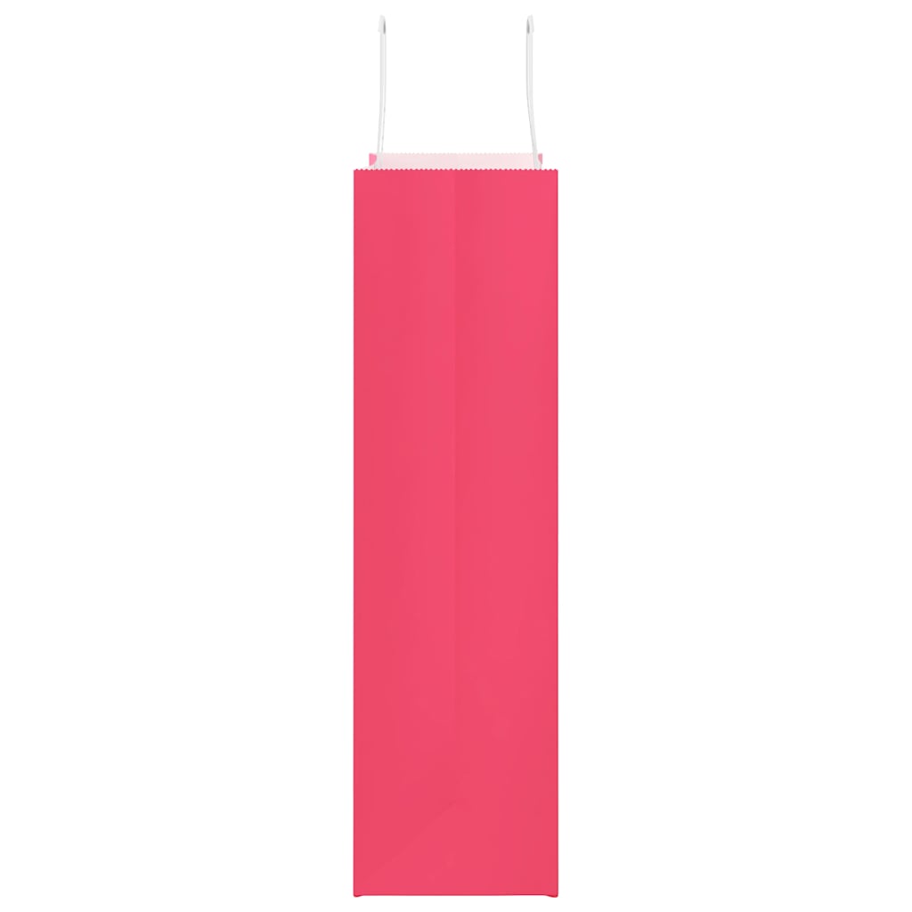 Papieren zakken 250 st met hengsels 32x12x42 cm roze is nu te koop bij PeponiXL, paradijselijk wonen!
