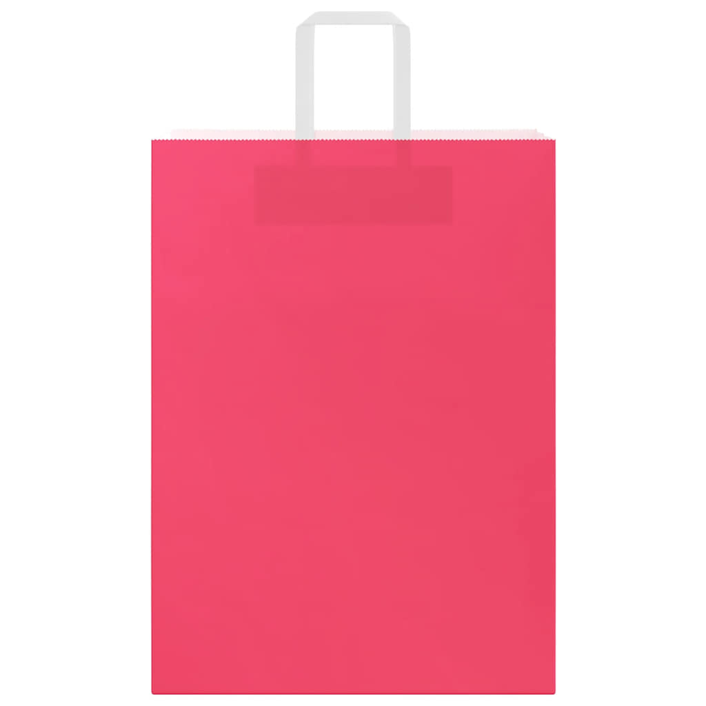 Papieren zakken 250 st met hengsels 32x17x44 cm roze is nu te koop bij PeponiXL, paradijselijk wonen!