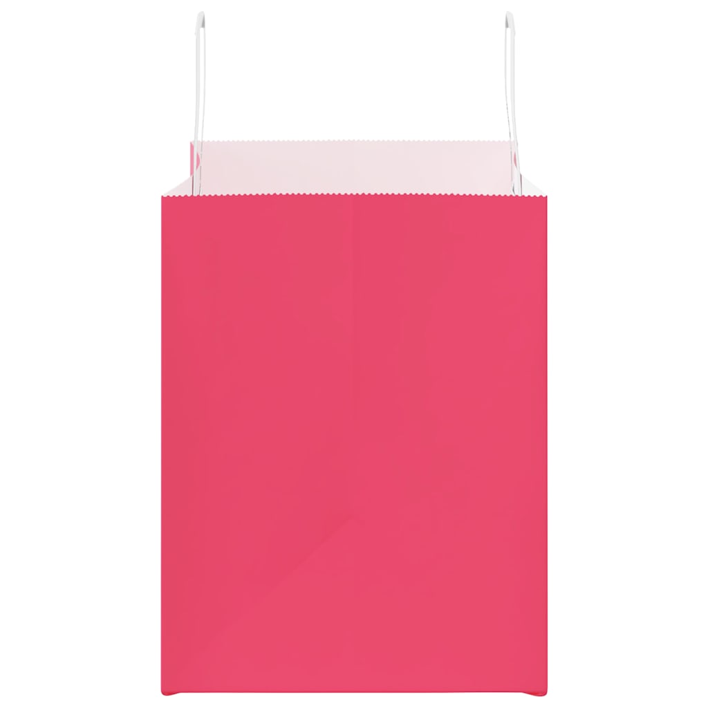 Papieren zakken 250 st met hengsels 32x22x28 cm roze is nu te koop bij PeponiXL, paradijselijk wonen!