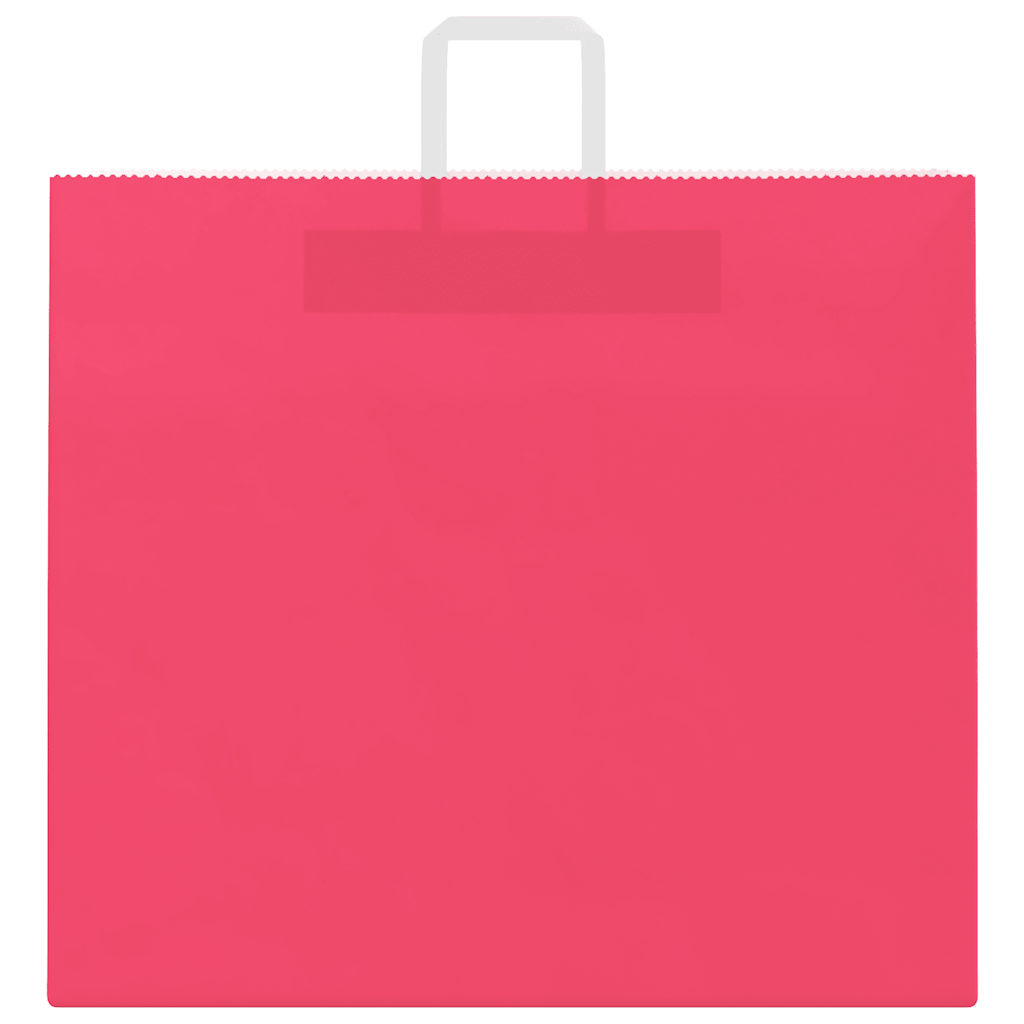 Papieren zakken 250 st met hengsels 54x15x49 cm roze is nu te koop bij PeponiXL, paradijselijk wonen!