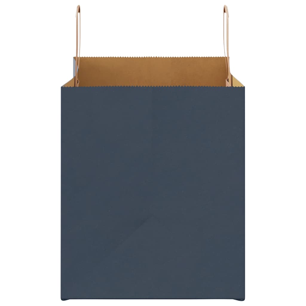 Papieren zakken 250 st met hengsels 32x22x24 cm blauw is nu te koop bij PeponiXL, paradijselijk wonen!