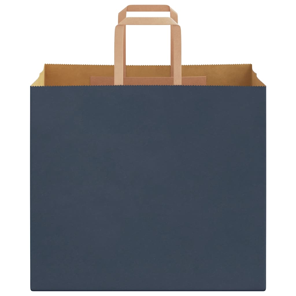 Papieren zakken 250 st met hengsels 32x22x28 cm blauw is nu te koop bij PeponiXL, paradijselijk wonen!