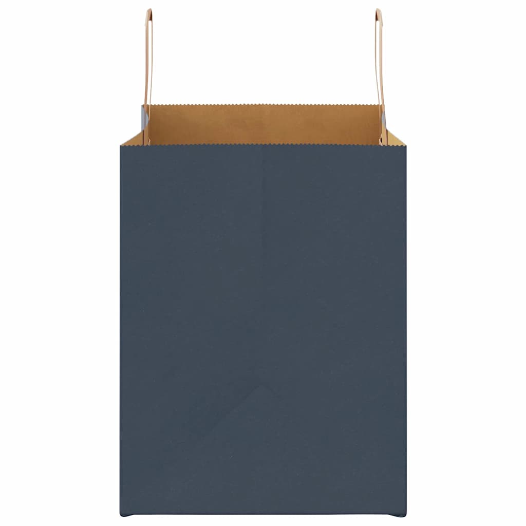 Papieren zakken 250 st met hengsels 32x22x28 cm blauw is nu te koop bij PeponiXL, paradijselijk wonen!