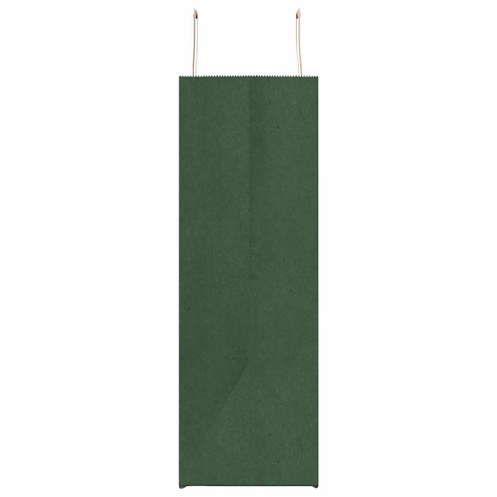 Papieren zakken 250 st met hengsels 54x15x49 cm groen is nu te koop bij PeponiXL, paradijselijk wonen!