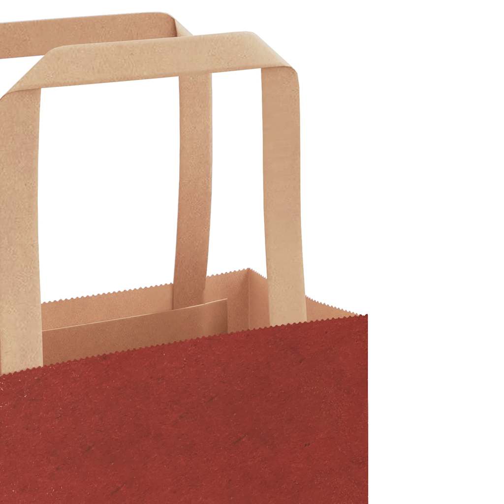 Papieren zakken 250 st met hengsels 54x15x49 cm rood is nu te koop bij PeponiXL, paradijselijk wonen!