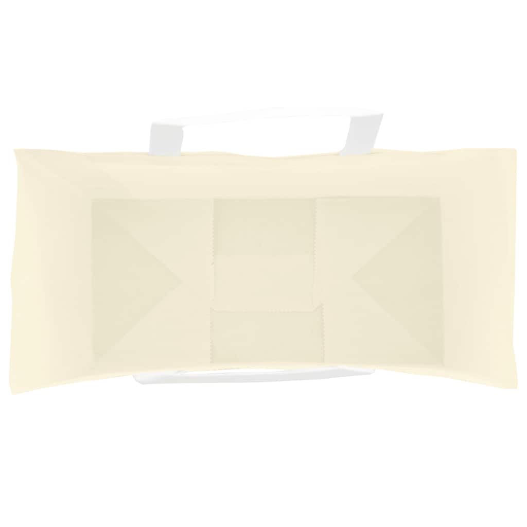 Papieren zakken 50 st met hengsels 18x8x22 cm geel is nu te koop bij PeponiXL, paradijselijk wonen!
