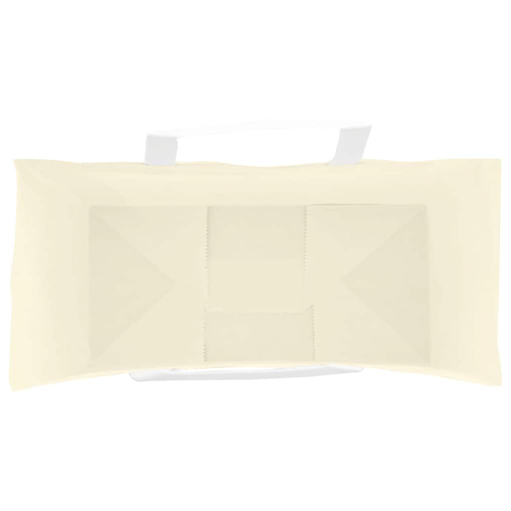 Papieren zakken 50 st met hengsels 26x12x35 cm geel is nu te koop bij PeponiXL, paradijselijk wonen!