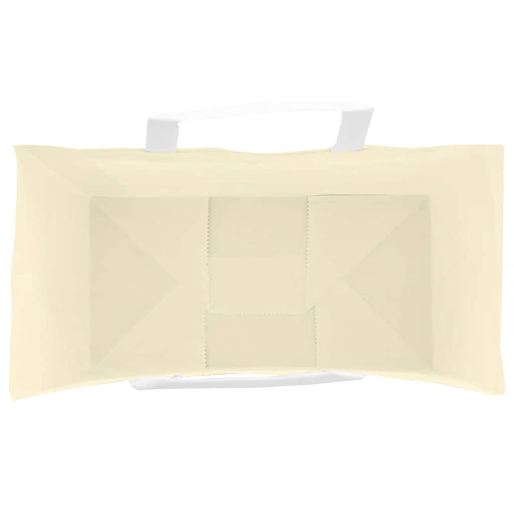 Papieren zakken 50 st met hengsels 32x17x25 cm geel is nu te koop bij PeponiXL, paradijselijk wonen!