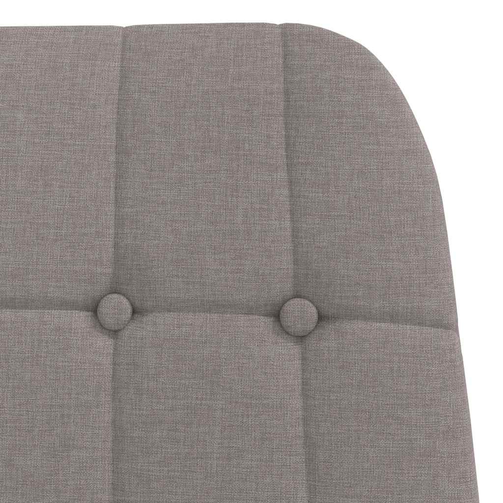 Relaxstoel met voetenbank stof taupe is nu te koop bij PeponiXL, paradijselijk wonen!