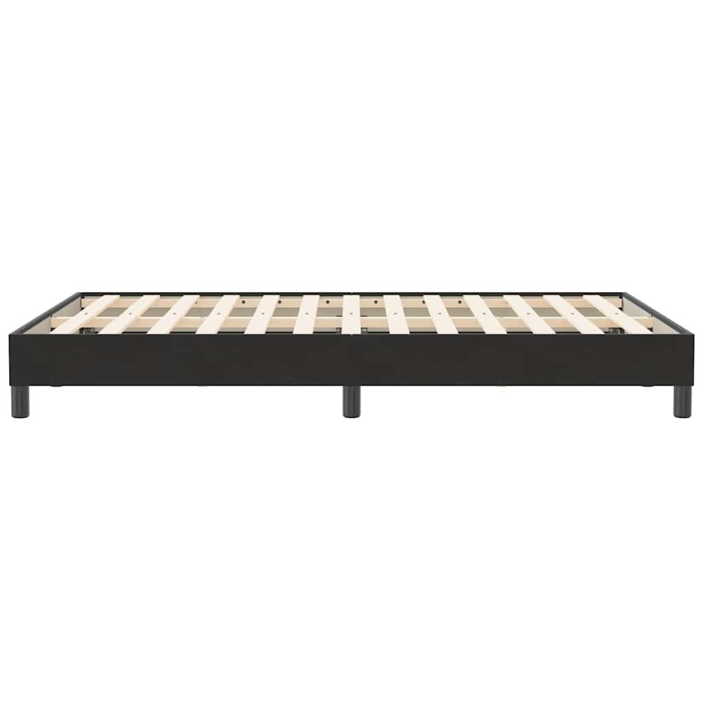 Boxspring zonder matras fluweel zwart 120x210 cm is nu te koop bij PeponiXL, paradijselijk wonen!
