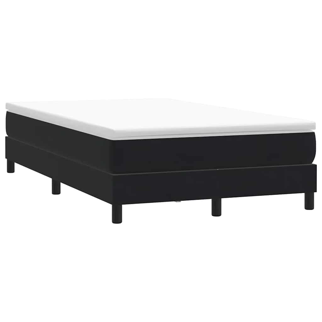 Boxspring zonder matras fluweel zwart 120x210 cm is nu te koop bij PeponiXL, paradijselijk wonen!