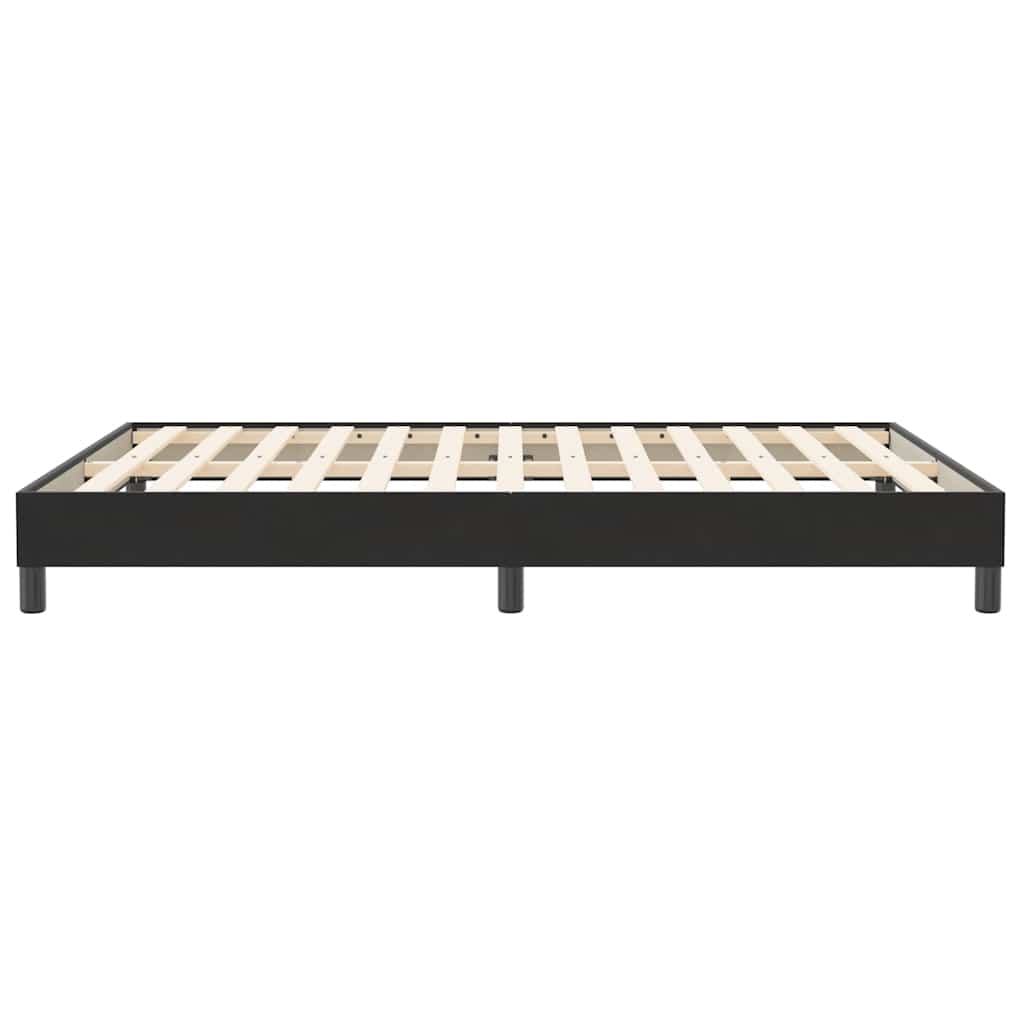 Boxspring zonder matras fluweel zwart 140x210 cm is nu te koop bij PeponiXL, paradijselijk wonen!