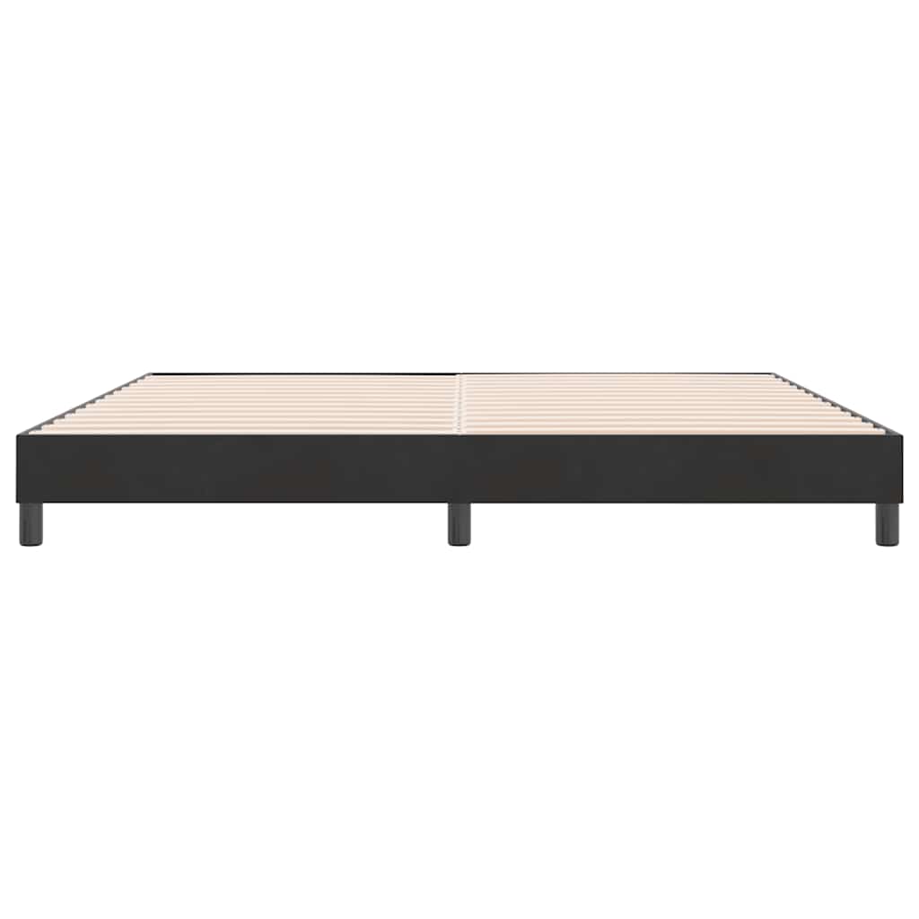 Boxspring zonder matras fluweel zwart 180x210 cm is nu te koop bij PeponiXL, paradijselijk wonen!