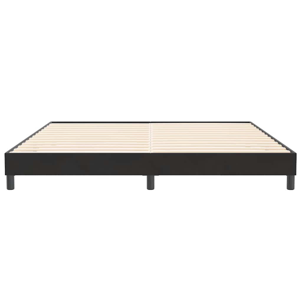 Boxspringbed zonder matras 200x210 cm fluweel zwart is nu te koop bij PeponiXL, paradijselijk wonen!