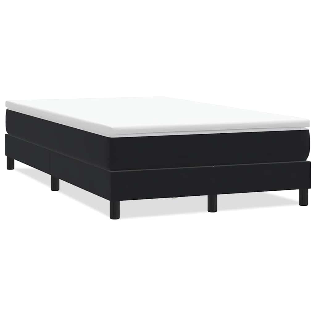 Boxspring zonder matras fluweel zwart 120x220 cm is nu te koop bij PeponiXL, paradijselijk wonen!