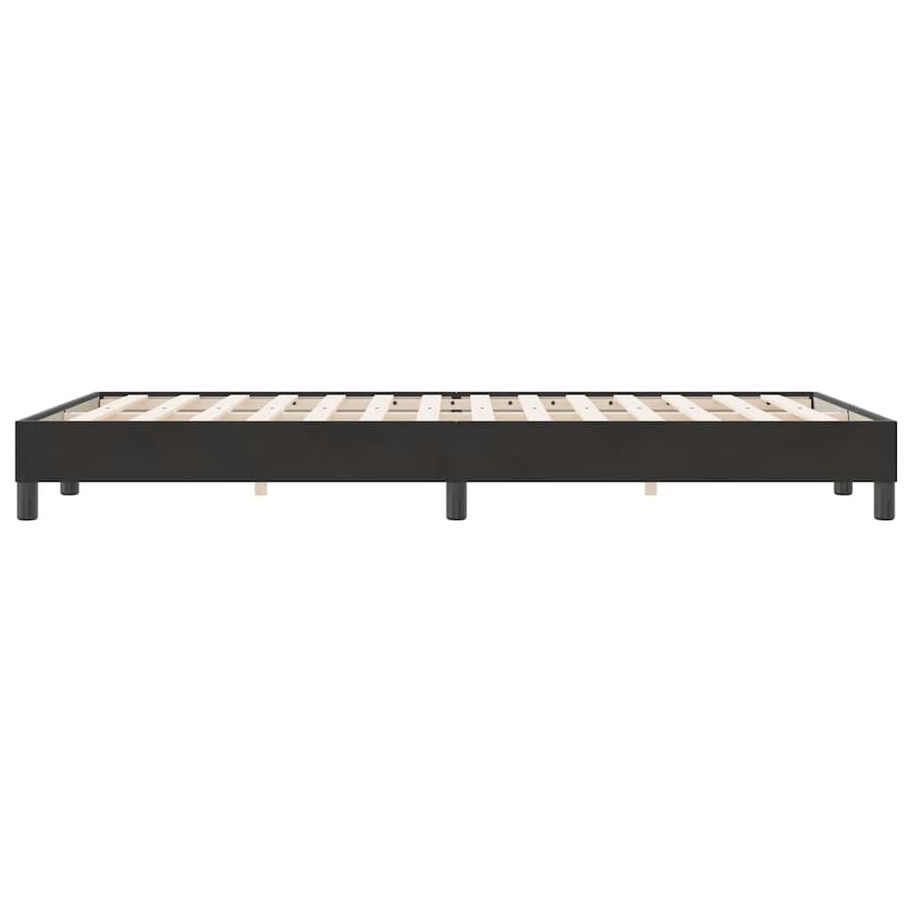 Boxspring zonder matras fluweel zwart 120x220 cm is nu te koop bij PeponiXL, paradijselijk wonen!