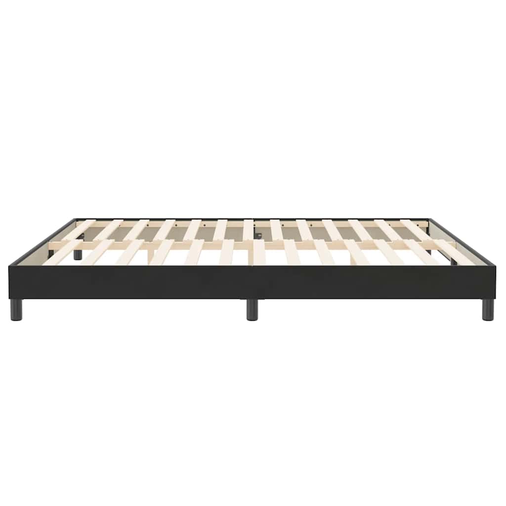 Boxspring zonder matras fluweel zwart 200x220 cm is nu te koop bij PeponiXL, paradijselijk wonen!