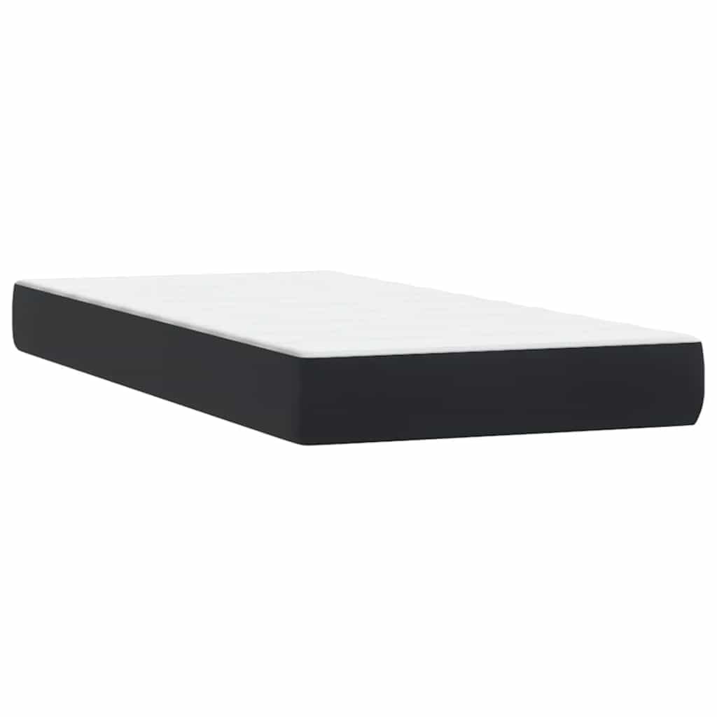 Boxspring met matras en LED fluweel zwart 200x210 cm
