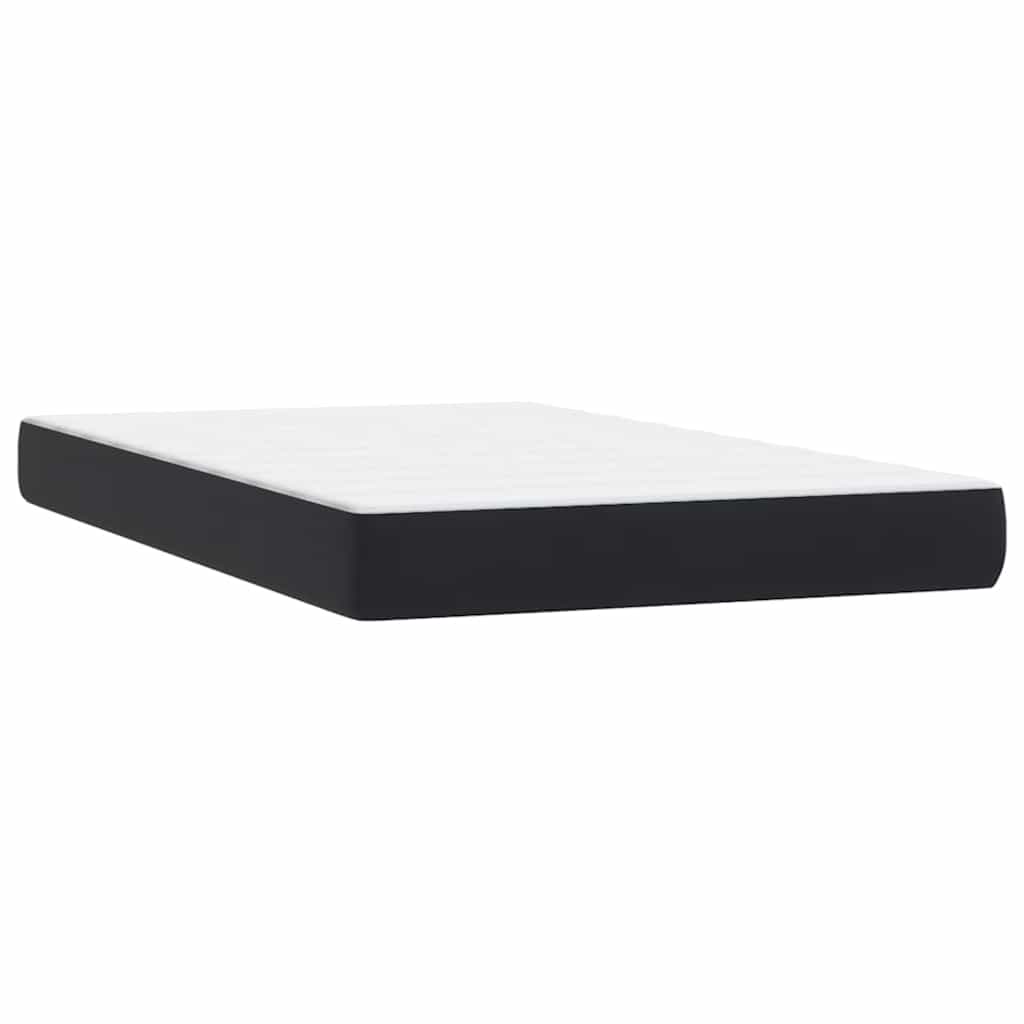 Boxspring met matras en LED fluweel zwart 120x210 cm
