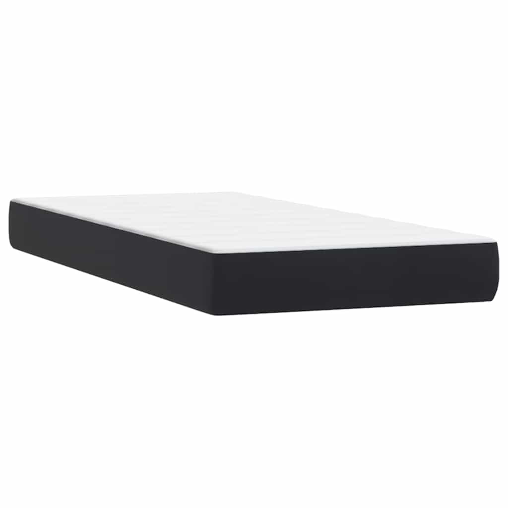 Boxspring met matras en LED fluweel zwart 80x220 cm is nu te koop bij PeponiXL, paradijselijk wonen!