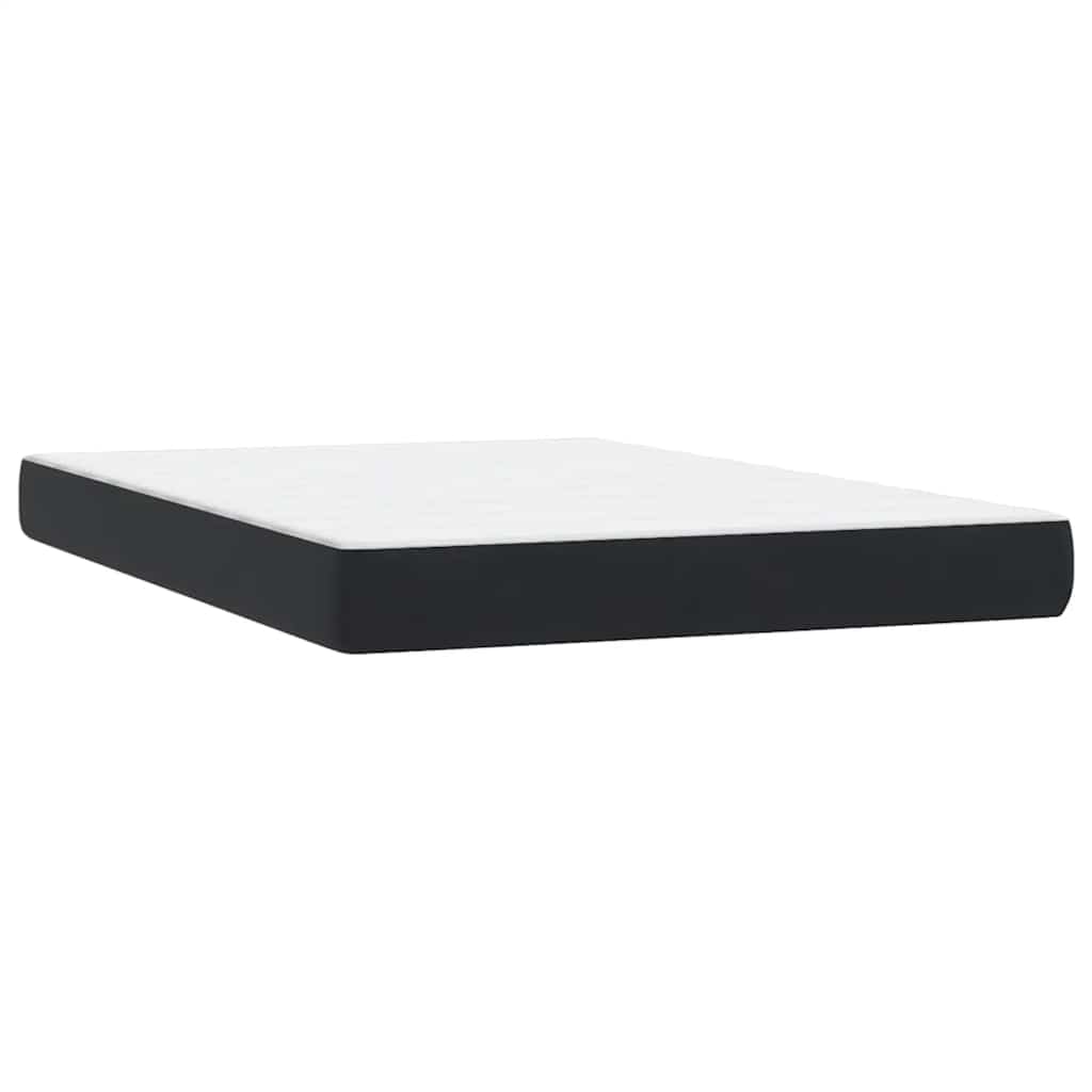 Boxspring met matras fluweel zwart 160x210 cm is nu te koop bij PeponiXL, paradijselijk wonen!