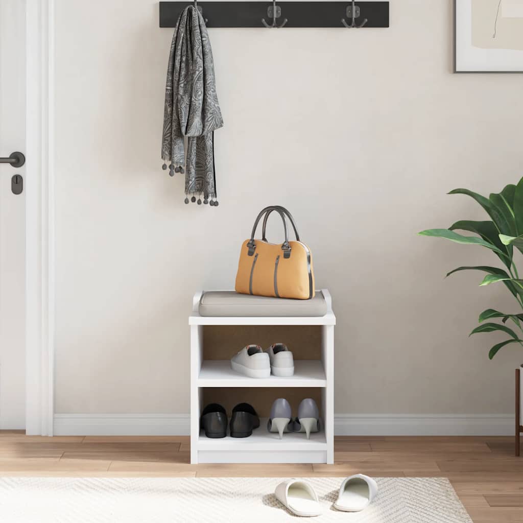Gangbankje SANDNES wit 45x40x50 cm massief grenenhout is nu te koop bij PeponiXL, paradijselijk wonen!