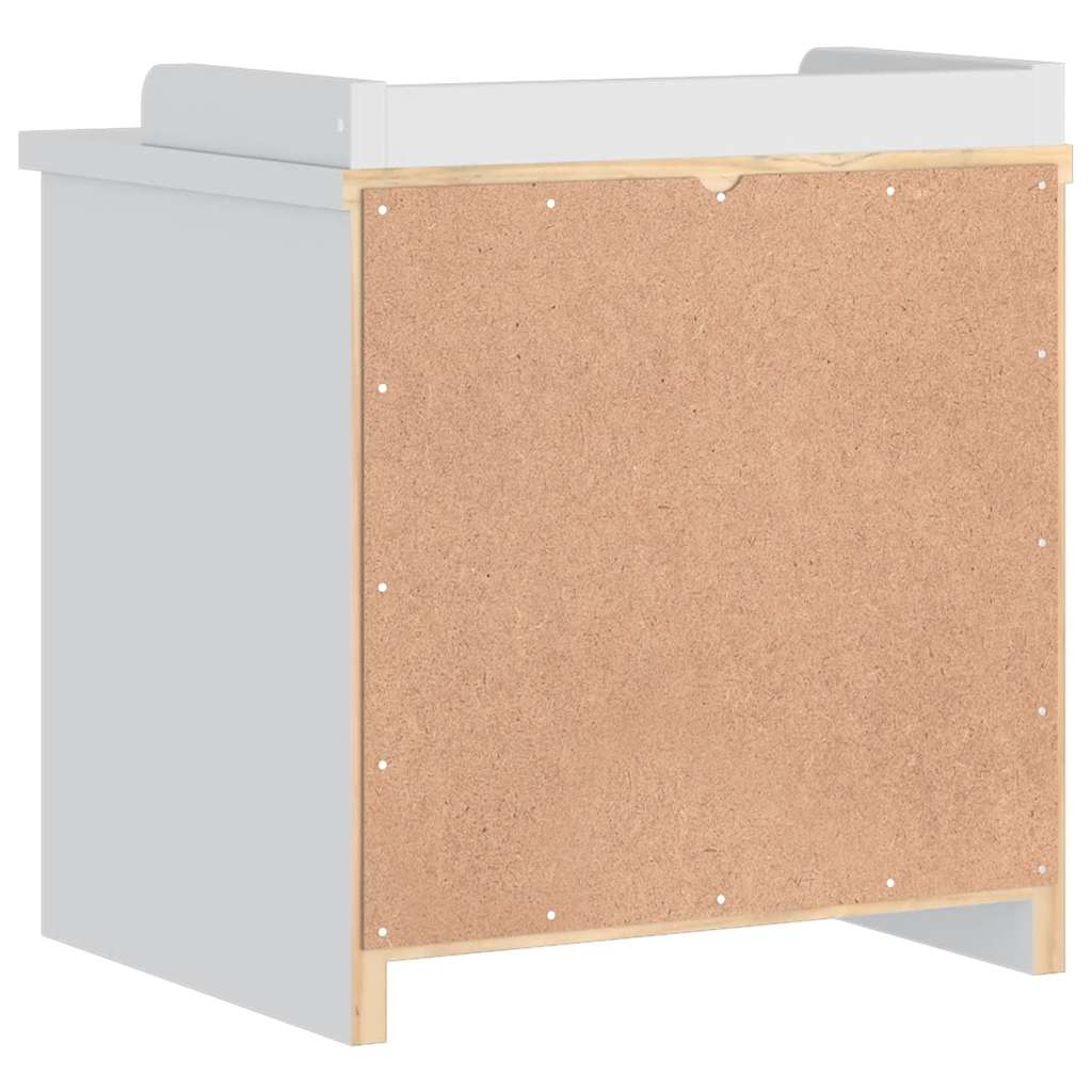 Gangbankje SANDNES wit 45x40x50 cm massief grenenhout is nu te koop bij PeponiXL, paradijselijk wonen!