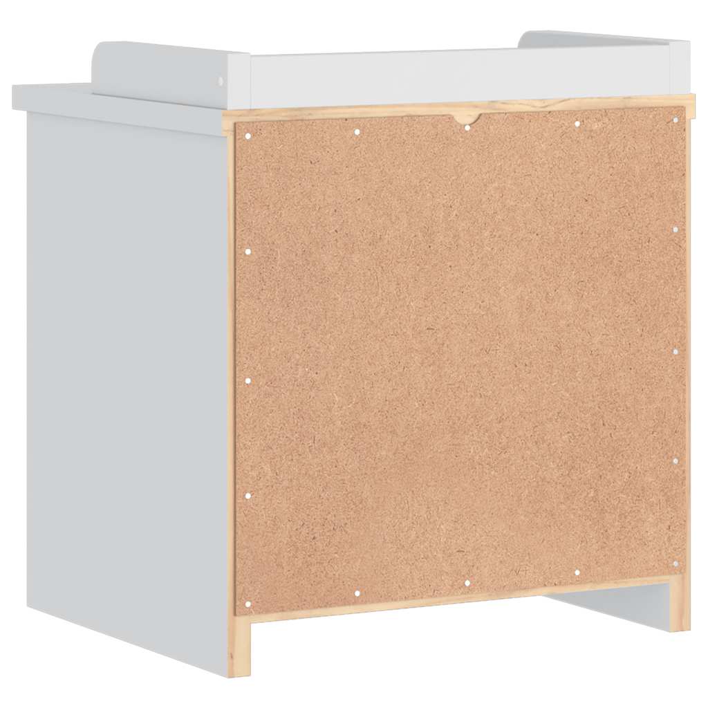 Gangbankje SANDNES wit 45x40x50 cm massief grenenhout is nu te koop bij PeponiXL, paradijselijk wonen!