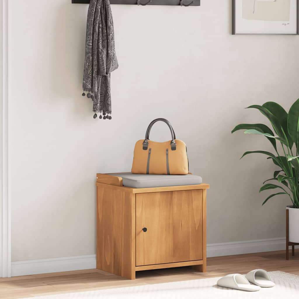 Gangbankje SANDNES 45x40x50 cm massief grenenhout is nu te koop bij PeponiXL, paradijselijk wonen!