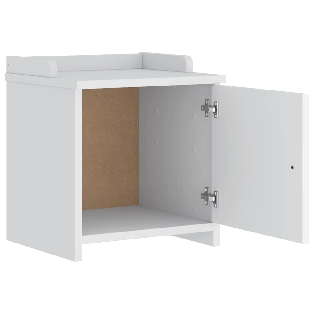 Gangbankje SANDNES wit 45x40x50 cm massief grenenhout is nu te koop bij PeponiXL, paradijselijk wonen!