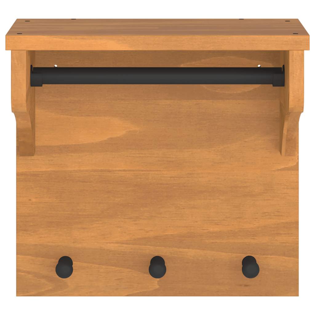 Wandkapstok SANDNES 43x30x42 cm massief grenenhout is nu te koop bij PeponiXL, paradijselijk wonen!