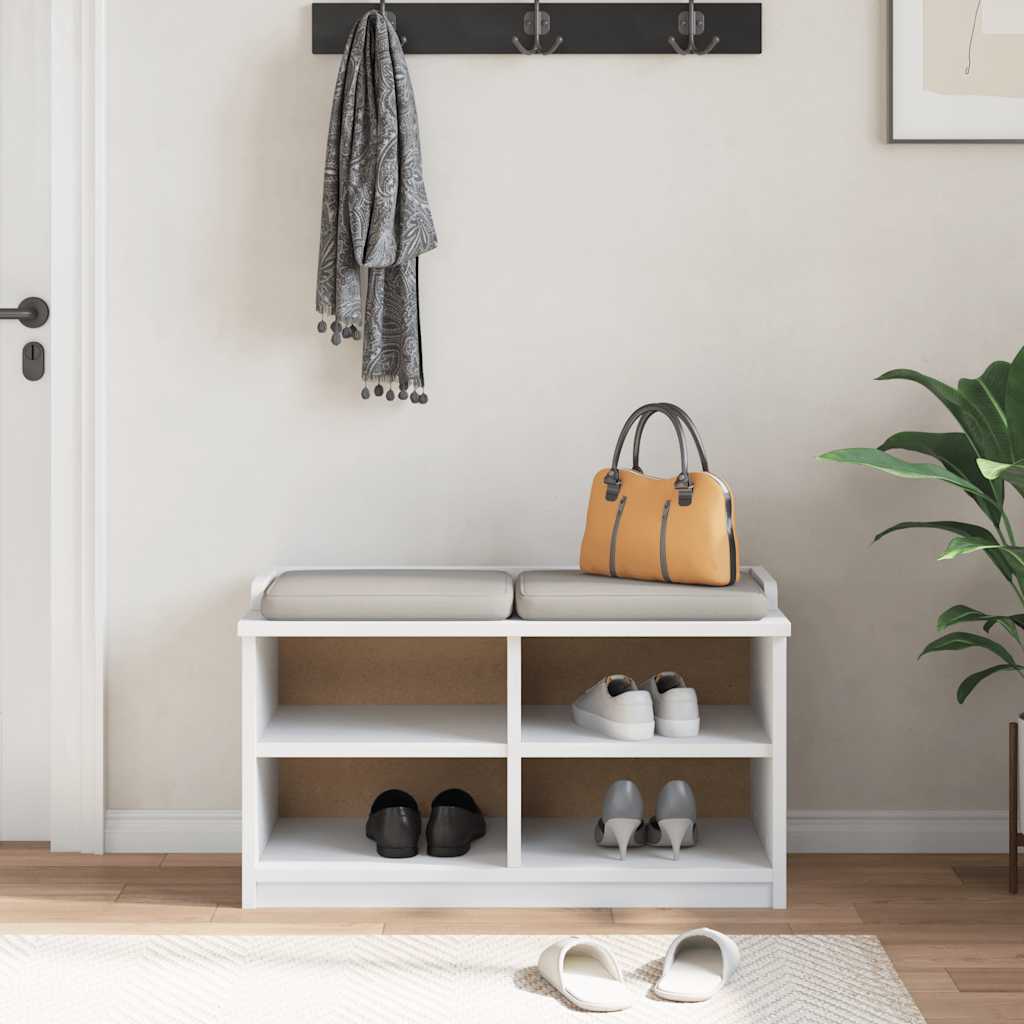 Gangbankje SANDNES wit 87x40x50 cm massief grenenhout is nu te koop bij PeponiXL, paradijselijk wonen!