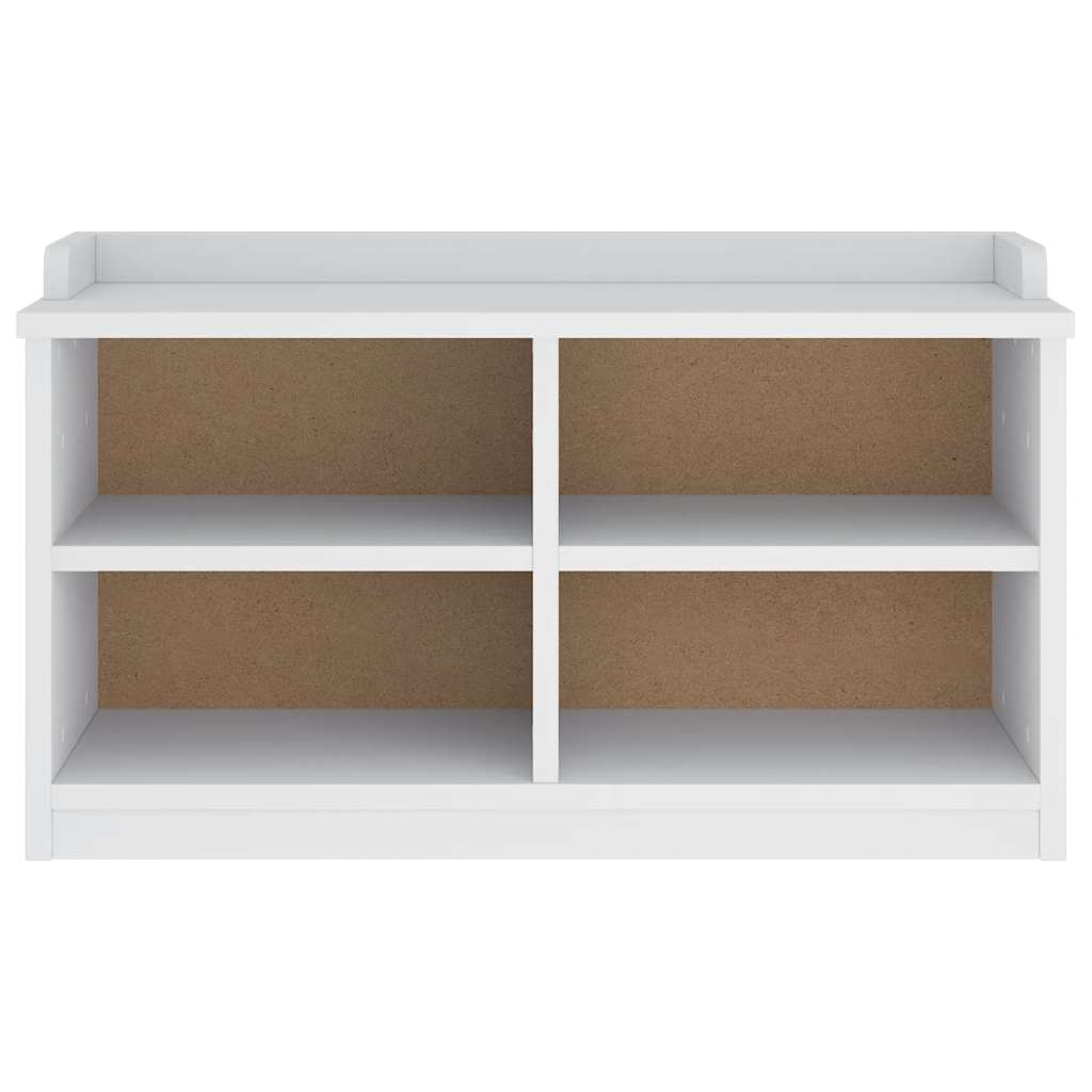 Gangbankje SANDNES wit 87x40x50 cm massief grenenhout is nu te koop bij PeponiXL, paradijselijk wonen!