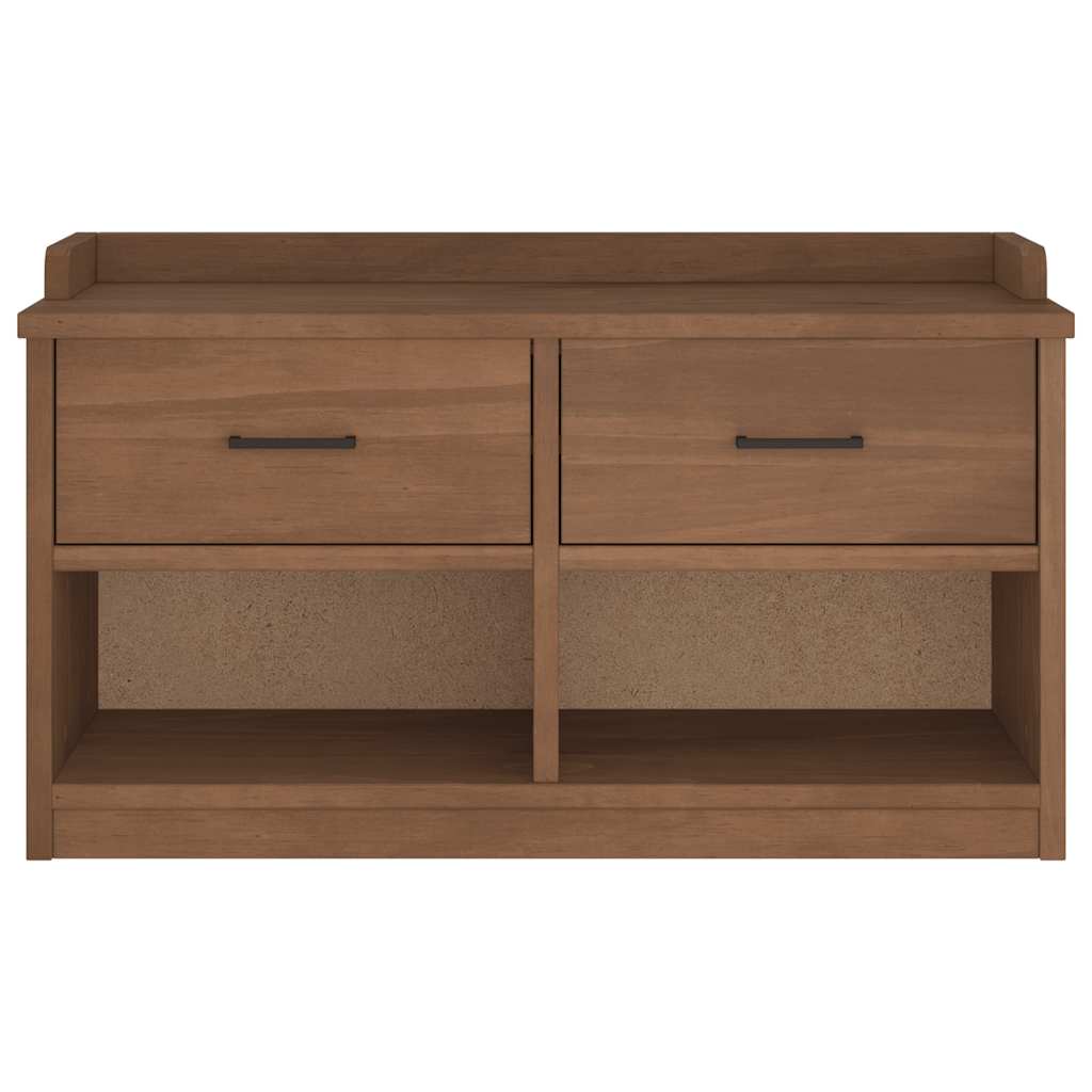 Gangbankje SANDNES 87x40x50 cm massief grenenhout is nu te koop bij PeponiXL, paradijselijk wonen!