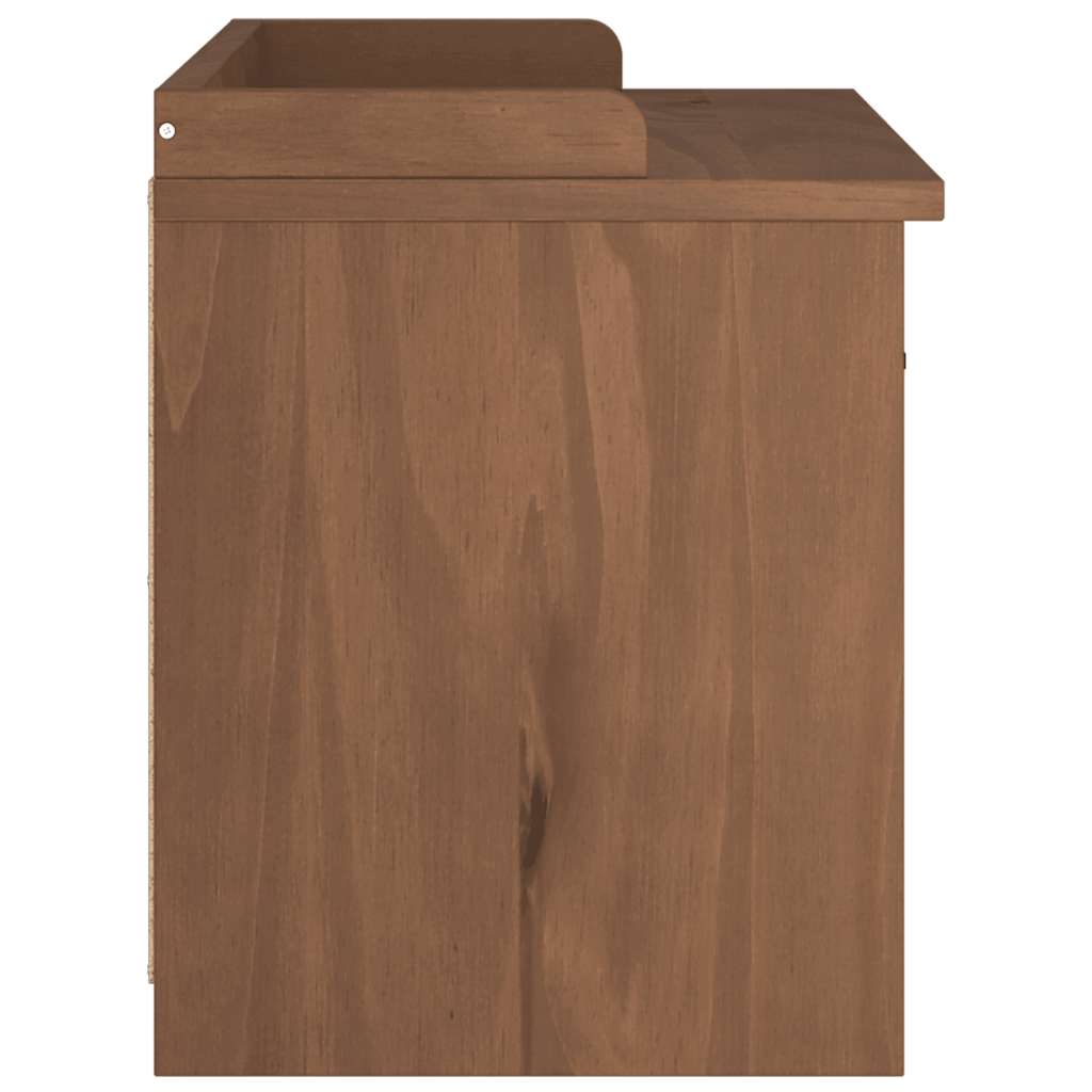 Gangbankje SANDNES 87x40x50 cm massief grenenhout is nu te koop bij PeponiXL, paradijselijk wonen!