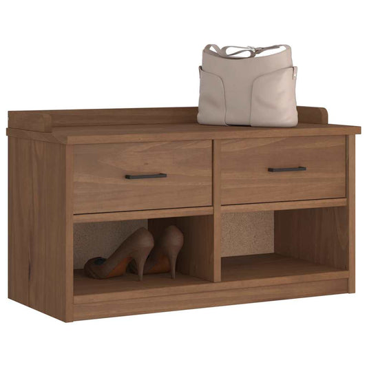 Gangbankje SANDNES 87x40x50 cm massief grenenhout is nu te koop bij PeponiXL, paradijselijk wonen!