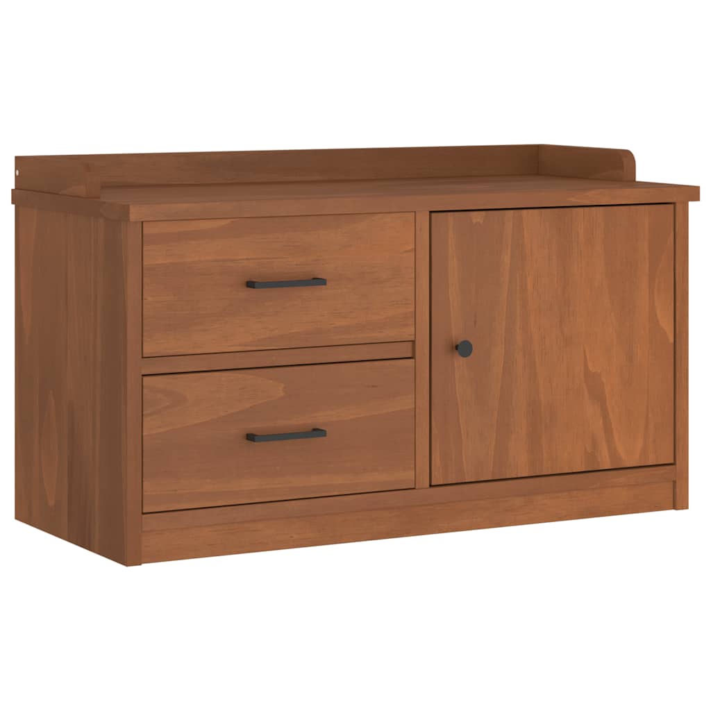 Gangbankje SANDNES 87x40x50 cm massief grenenhout is nu te koop bij PeponiXL, paradijselijk wonen!