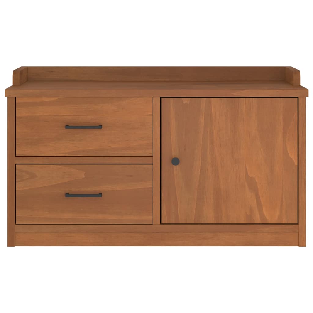 Gangbankje SANDNES 87x40x50 cm massief grenenhout is nu te koop bij PeponiXL, paradijselijk wonen!