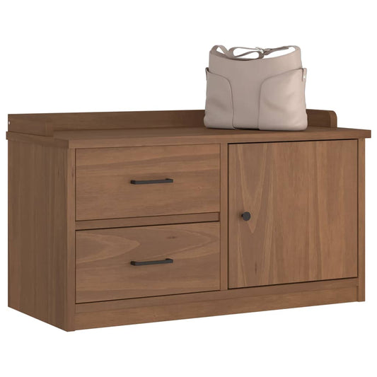 Gangbankje SANDNES 87x40x50 cm massief grenenhout is nu te koop bij PeponiXL, paradijselijk wonen!