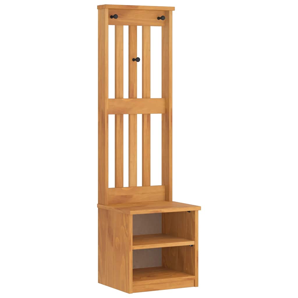 Kapstok SANDNES 45x40x159,5 cm massief grenenhout is nu te koop bij PeponiXL, paradijselijk wonen!