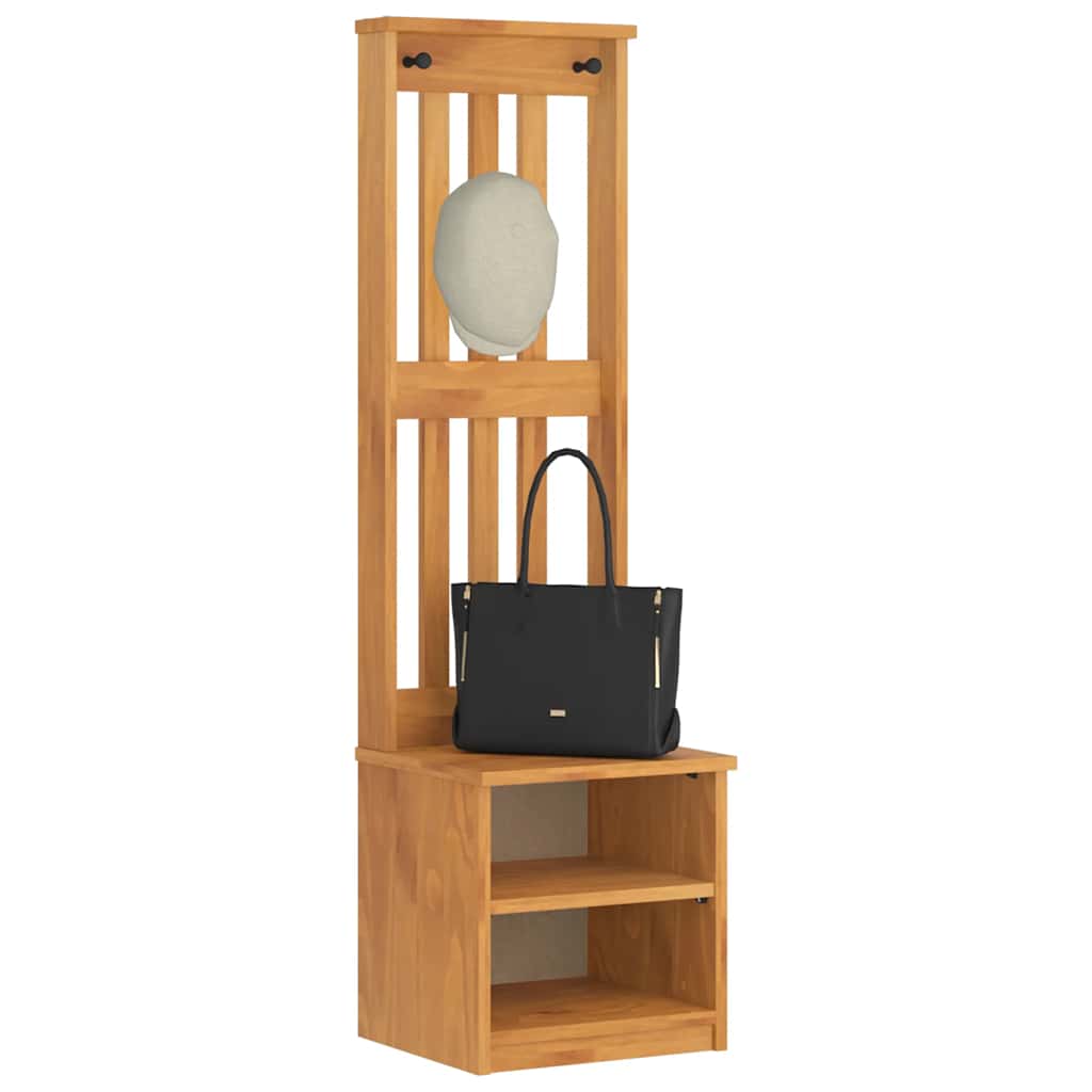 Kapstok SANDNES 45x40x159,5 cm massief grenenhout is nu te koop bij PeponiXL, paradijselijk wonen!