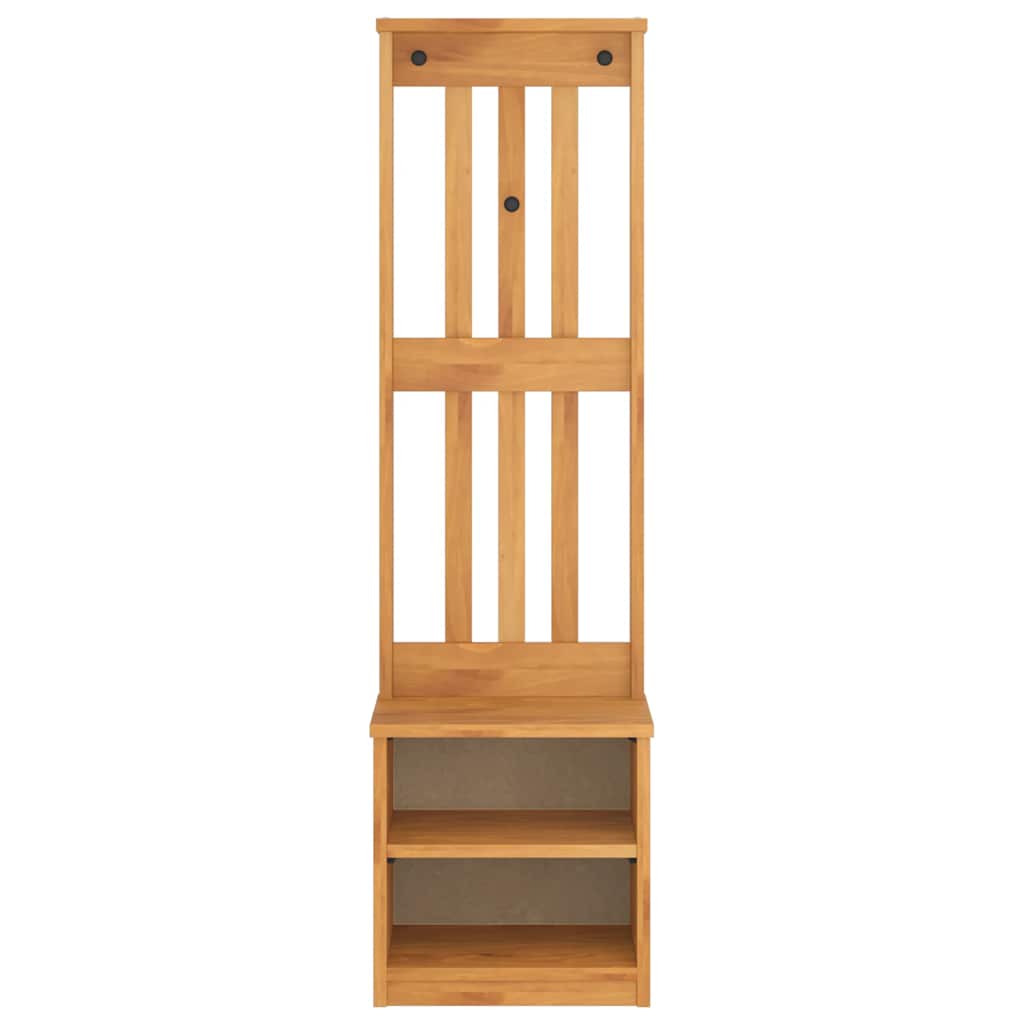 Kapstok SANDNES 45x40x159,5 cm massief grenenhout is nu te koop bij PeponiXL, paradijselijk wonen!