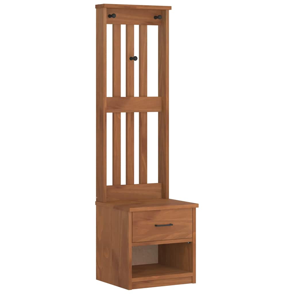 Kapstok SANDNES 45x40x159,5 cm massief grenenhout is nu te koop bij PeponiXL, paradijselijk wonen!