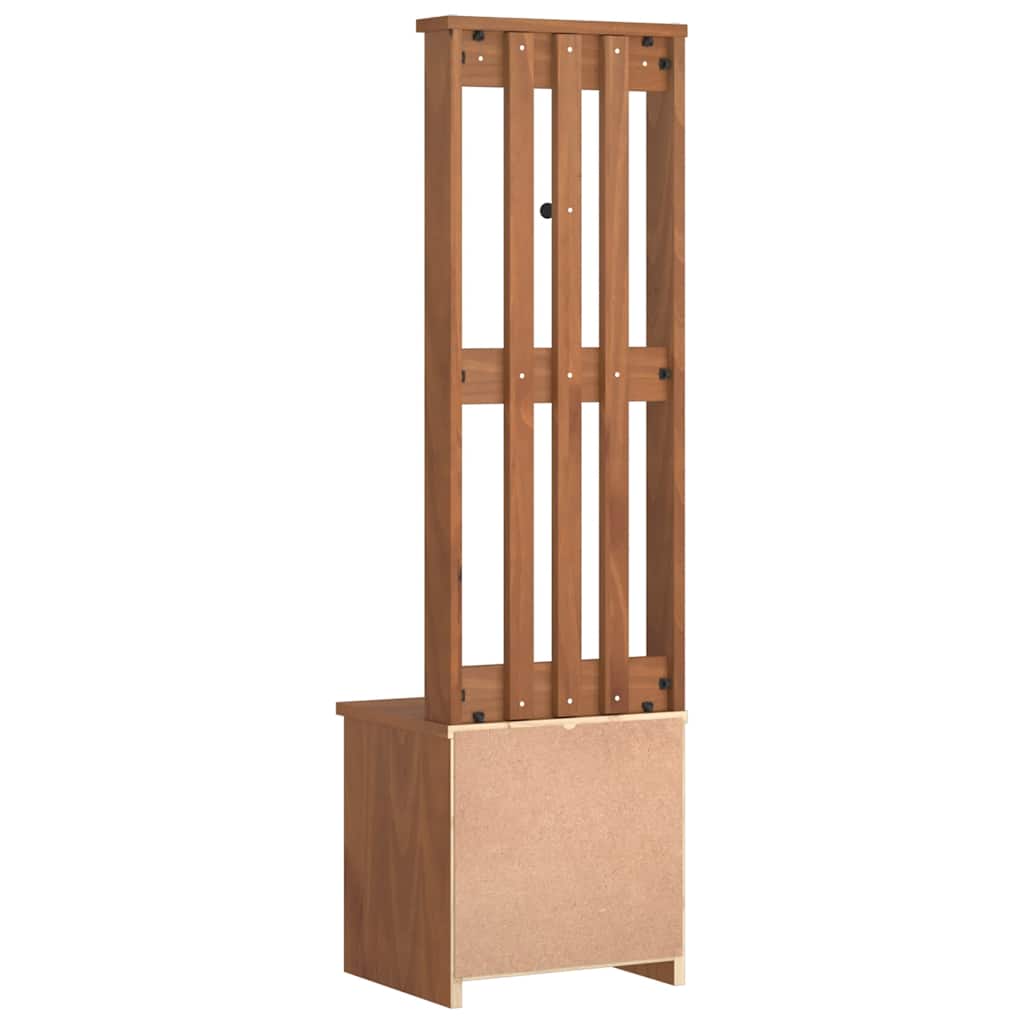 Kapstok SANDNES 45x40x159,5 cm massief grenenhout is nu te koop bij PeponiXL, paradijselijk wonen!