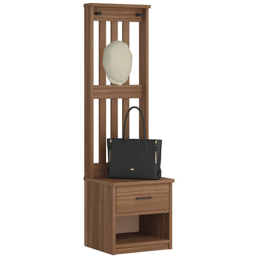 Kapstok SANDNES 45x40x159,5 cm massief grenenhout is nu te koop bij PeponiXL, paradijselijk wonen!
