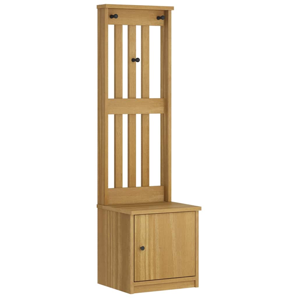 Kapstok SANDNES 45x40x159,5 cm massief grenenhout is nu te koop bij PeponiXL, paradijselijk wonen!