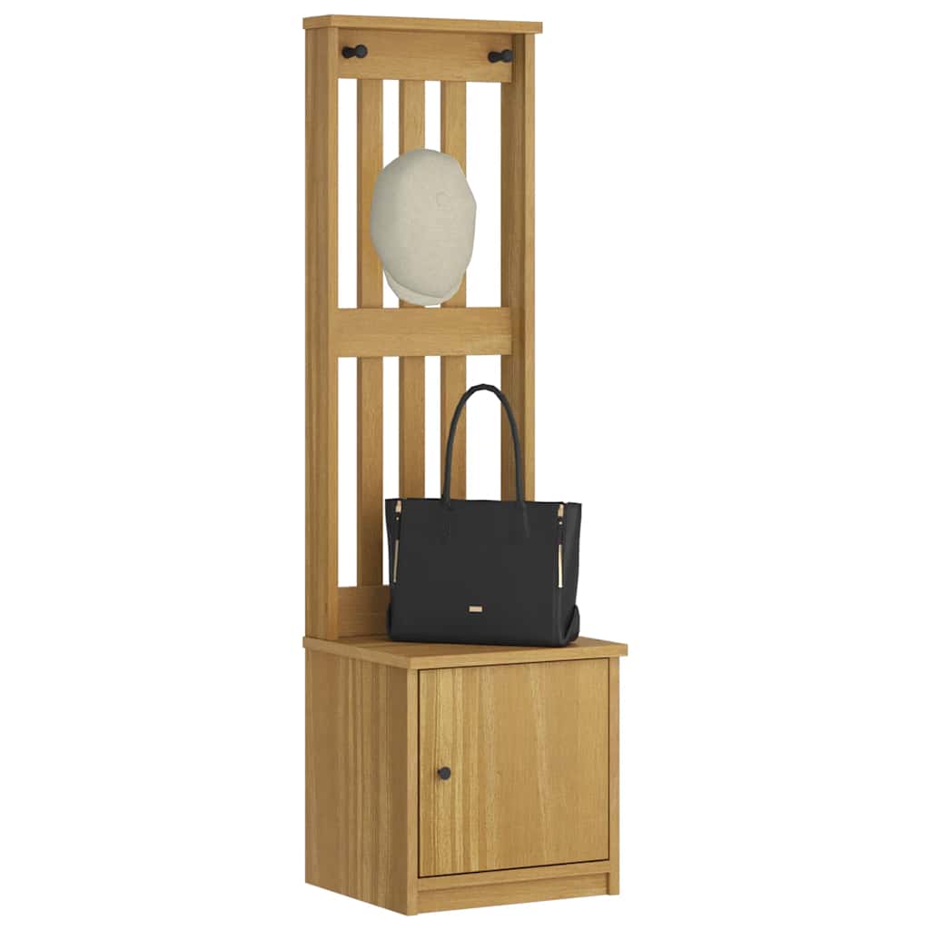 Kapstok SANDNES 45x40x159,5 cm massief grenenhout is nu te koop bij PeponiXL, paradijselijk wonen!