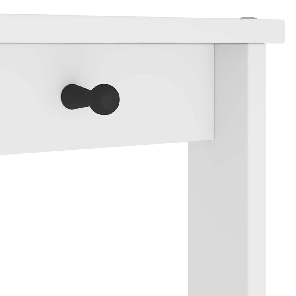 Kapstok SANDNES wit 87x40x159,5 cm massief grenenhout is nu te koop bij PeponiXL, paradijselijk wonen!