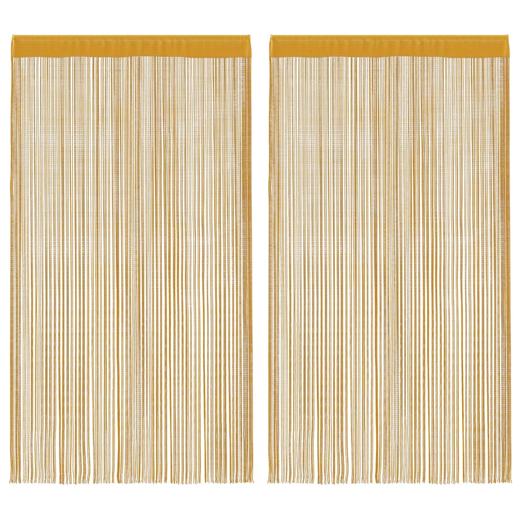 Koordgordijnen 2 st 140x250 cm goudkleurig is nu te koop bij PeponiXL, paradijselijk wonen!