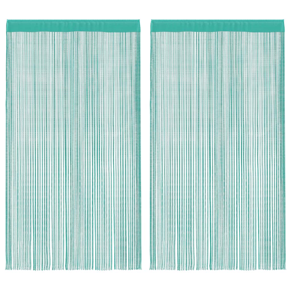 Koordgordijnen 2 st turkoois 140x250 cm is nu te koop bij PeponiXL, paradijselijk wonen!